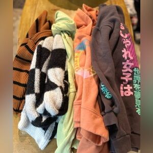 Girls Sweater/Sweatshirt Size 8 Lot/Bundle